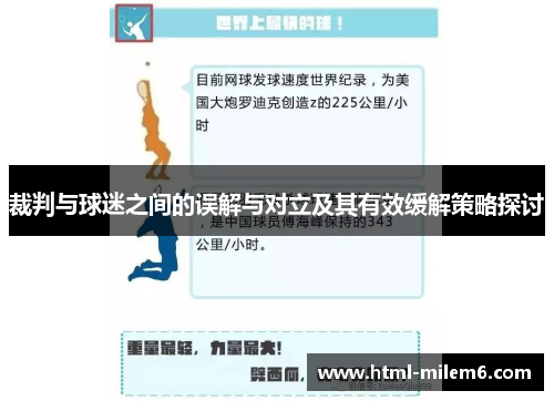 裁判与球迷之间的误解与对立及其有效缓解策略探讨