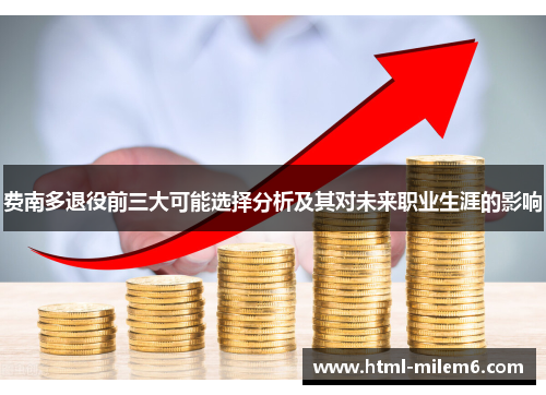 费南多退役前三大可能选择分析及其对未来职业生涯的影响